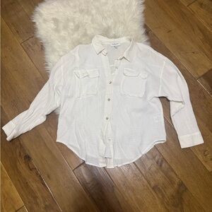 Gilli Cream Textured Blouse